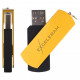 USB флеш накопичувач eXceleram 16GB P2 Series Yellow2/Black USB 2.0 (EXP2U2Y2B16)