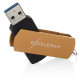 USB флеш накопичувач eXceleram 16GB P2 Series Brown/Black USB 3.1 Gen 1 (EXP2U3BRB16)