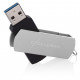 USB флеш накопичувач eXceleram 128GB P2 Series Silver/Black USB 3.1 Gen 1 (EXP2U3SIB128)