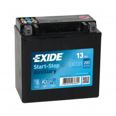 Акумулятор автомобільний EXIDE START STOP AUXILIARY 13Ah (+/-) (200CCA) (EK131)