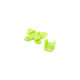 Тримач для кабелю Extradigital CC-948 Cable Clips butterfly, Green (KBC1713)