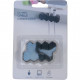 Тримач для кабелю Extradigital CC-963 Cable Clips, Black (KBC1808)