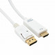 Кабель мультимедійний DisplayPort to HDMI 2.0m Extradigital (KBD1669)