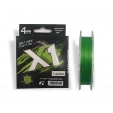 Шнур Favorite X1 PE 4x 150m 2.0/0.240mm 30lb/13.8kg Light Green (1693.11.33)