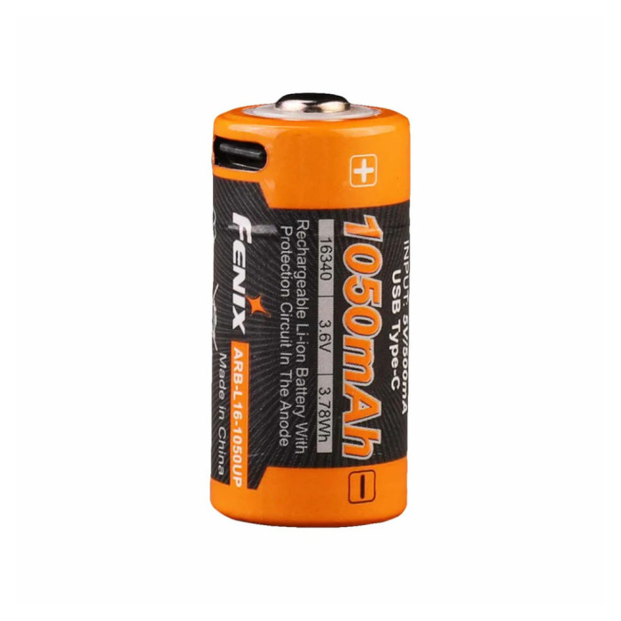 Акумулятор Fenix 16340 (1050 mAh) Type-C (ARB-L16-1050UP)