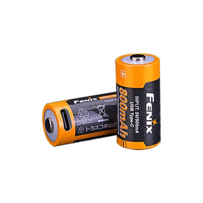 Акумулятор Fenix 16340 (800 UP mAh) Type-C (ARB-L16-800UP)