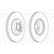 Гальмівний диск FERODO DDF1160C