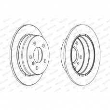 Гальмівний диск FERODO DDF1258C