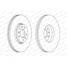 Гальмівний диск FERODO DDF1615