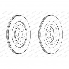 Гальмівний диск FERODO DDF1667C