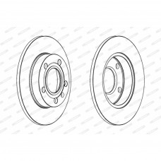 Гальмівний диск FERODO DDF1709