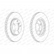 Гальмівний диск FERODO DDF2125C