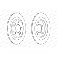 Гальмівний диск FERODO DDF2200C