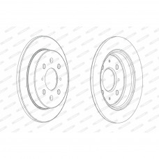 Гальмівний диск FERODO DDF2244C