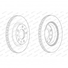 Гальмівний диск FERODO DDF2413C
