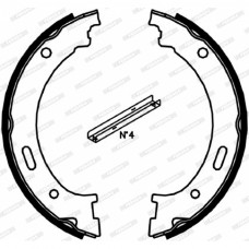 Гальмівні колодки FERODO FSB4058