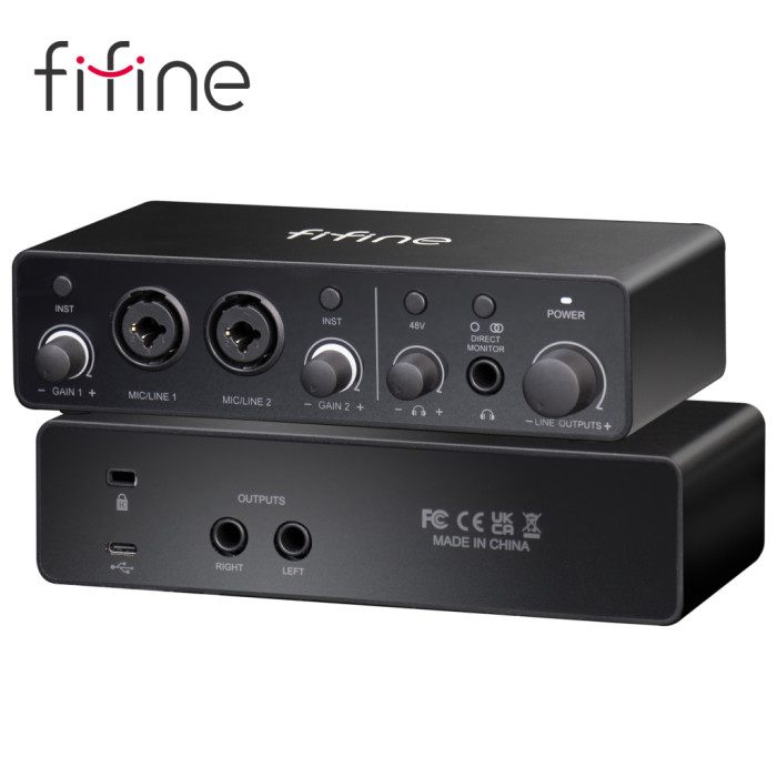 Аудіоінтерфейс Fifine Ampli 3