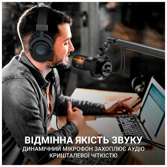 Мікрофон Fifine T688 USB/XLR Black (T688)