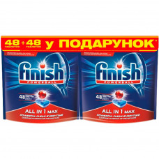 Таблетки для посудомийних машин Finish All in 1 Max 48+48 шт. (4820232970706)