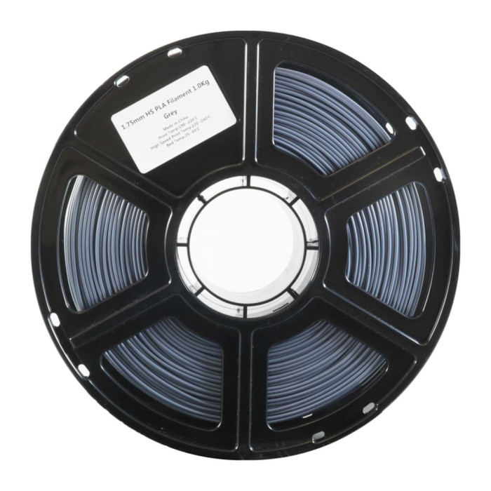 Пластик для 3D-принтера Flashforge PLA High speed 1,75mm 1kg GREY (90009988001)