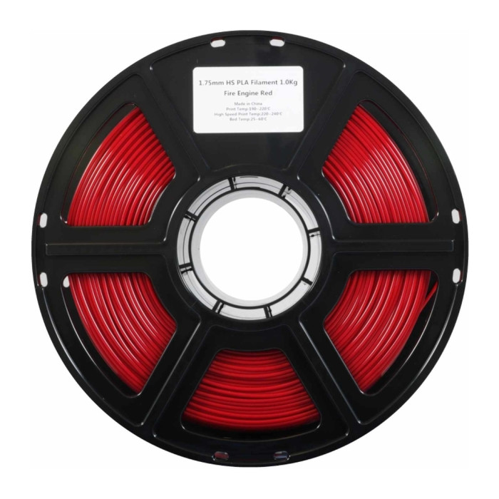 Пластик для 3D-принтера Flashforge PLA High speed 1,75mm 1kg FIRE ENG RED (90010001001)
