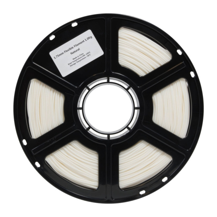 Пластик для 3D-принтера Flashforge FLEXIBLE 85A 1,75mm 1kg Natural (FLT1)