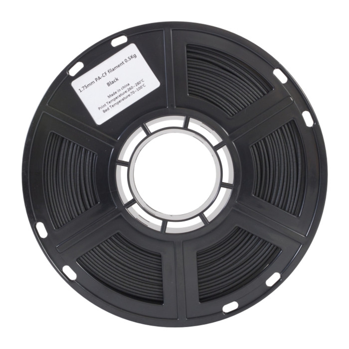 Пластик для 3D-принтера Flashforge PA-CF Carbon 1,75mm 0,5kg Black (PA-CF)