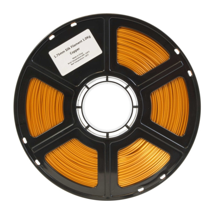 Пластик для 3D-принтера Flashforge PLA 1,75mm 1kg Silk Copper (SLC)