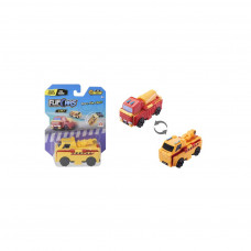 Машина Flip Cars 2 в 1 Автокран і Бетоновоз (EU463875-36)