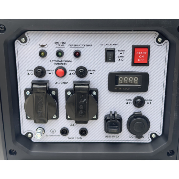Генератор Forte інверторний FG6500iE 5kW, стартер ручний, електричний , 11л. (148252)