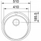 Мийка кухонна Franke Ronda ROL 610-41 (101.0255.788)