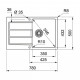 Мийка кухонна Franke Sirius 2.0 S2D 611-78 (143.0621.334)