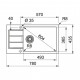 Мийка кухонна Franke Sirius S2D Slim 611-78 XL (143.0627.387)