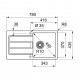 Мийка кухонна Franke Sirius S2D Slim 611-78 (143.0632.393)
