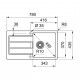 Мийка кухонна Franke S2D Slim 611-78 (143.0632.396)