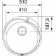 Мийка кухонна Franke Ronda RON 610-41/ 101.0255.783