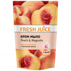 Рідке мило Fresh Juice Peach & Magnolia дой-пак 460 мл (4823015913259)