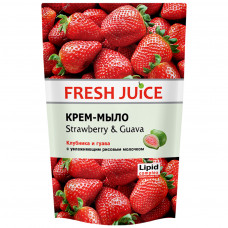 Рідке мило Fresh Juice Strawberry & Guava дой-пак 460 мл (4823015921063)