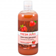 Гель для душу Fresh Juice Chocolate & Strawberry 500 мл (4823015933806)