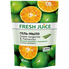 Рідке мило Fresh Juice Green Tangerine & Palmarosa дой-пак 460 мл (4823015937200)