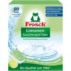 Таблетки для посудомийних машин Frosch Лимон 50 шт. (4001499947315)