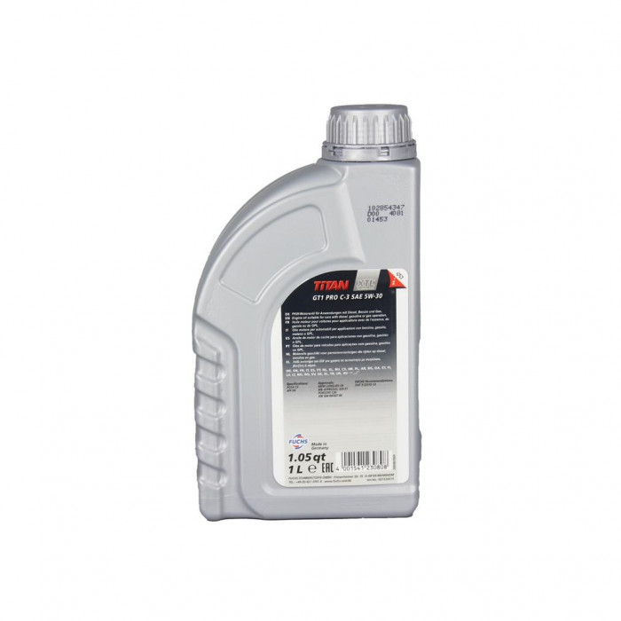 Моторна олива FUCHS TITAN GT1 PRO C3  5W30 1л (TITAN GT1 PRO C3 5W30 1L)