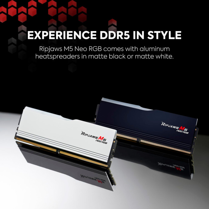 Модуль пам'яті для комп'ютера DDR5 32GB (2x16GB) 6000 MHz Trident Z5 Neo RGB Black G.Skill (F5-6000J2836G16GX2-TZ5NR)