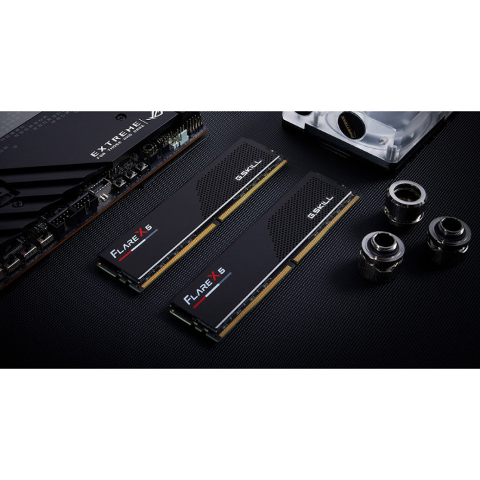 Модуль пам'яті для комп'ютера DDR5 32GB (2x16GB) 6000 MHz Ripjaws S5 G.Skill (F5-6000J3040F16GX2-RS5K)
