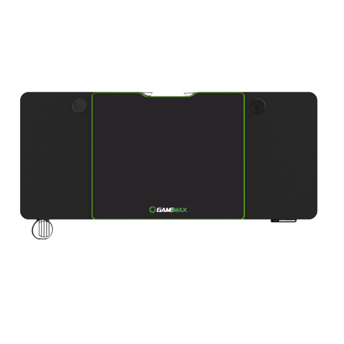 Комп'ютерний стіл Gamemax D140-Carbon-EC2 Black (D140-Carbon-EC2)