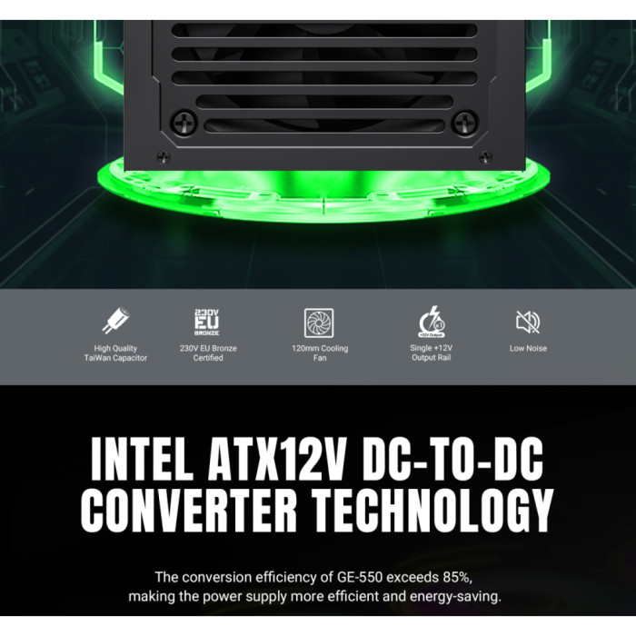 Блок живлення Gamemax 550W (GE-550)