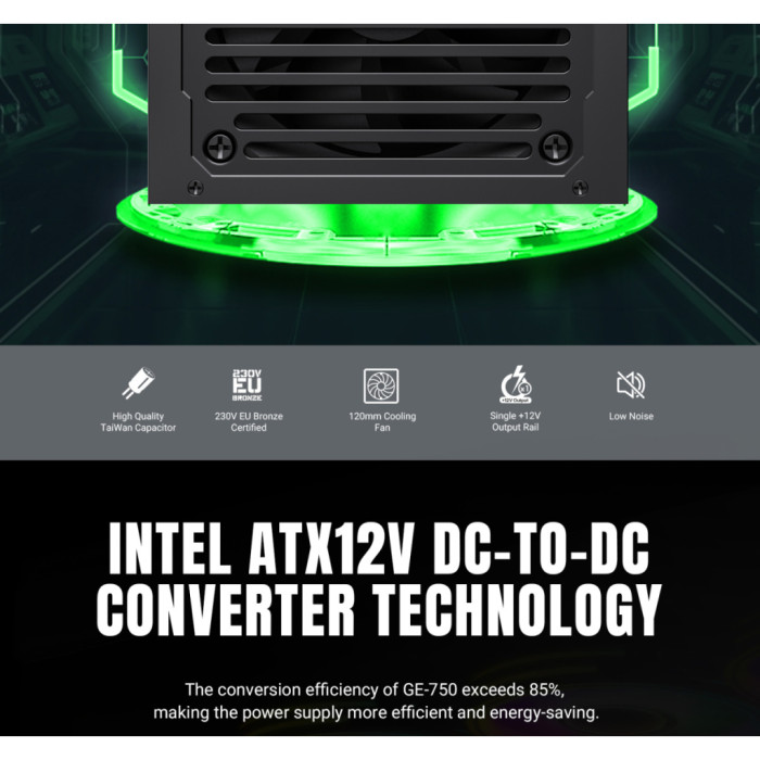 Блок живлення Gamemax 750W (GE-750)