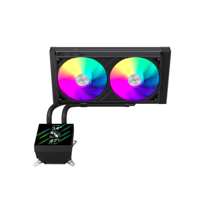 Система рідинного охолодження Gamemax GLACIER 240 LCD BK