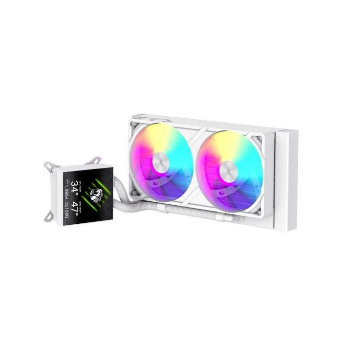 Система рідинного охолодження Gamemax GLACIER 240 LCD WH