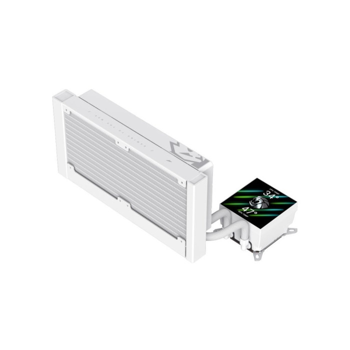 Система рідинного охолодження Gamemax GLACIER 240 LCD WH